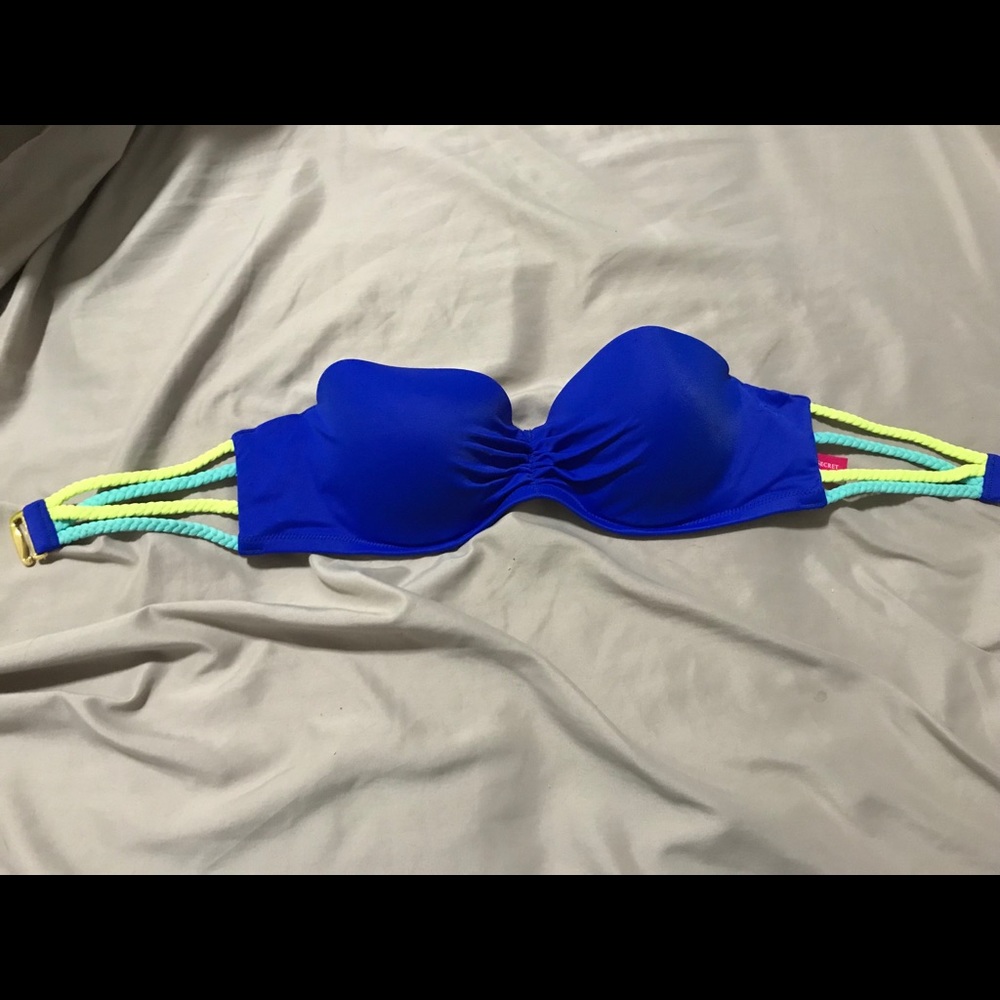 Blue Victoria’s Secret Bandeau Top